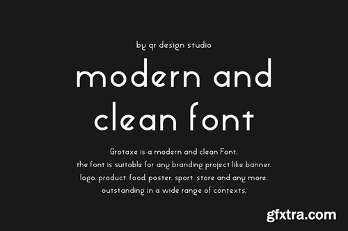 Grotaxe - Minimal & Grotesk OTF, TTF & WOFF