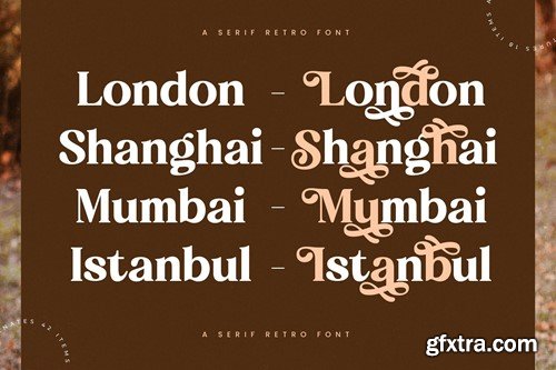 Histore Magical Serif Retro Font 5DX73RF Histore Magical Serif Retro Font 5DX73RF