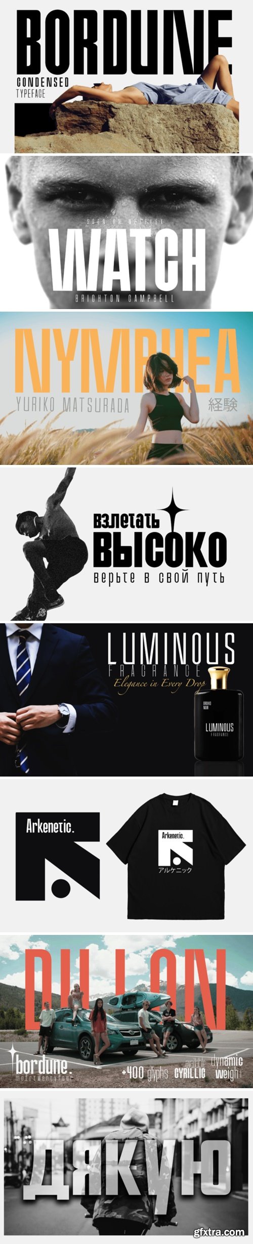 CM - Bordune - Condensed Tyepface 280254922