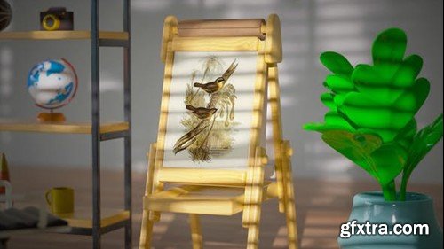 Videohive Art Easel - Art Intro 53365623 Videohive Art Easel - Art Intro 53365623