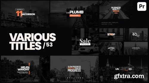 Videohive Various Titles 53 53353653 Videohive Various Titles 53 53353653