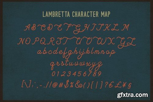 Lambretta Kongo Font Duo 76CPJ42