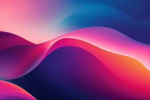 Vibrant Flowing Gradient Wave Backgrounds Vibrant Flowing Gradient Wave Backgrounds