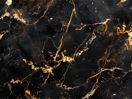 10 Black &amp; Golden Marble Background Texture