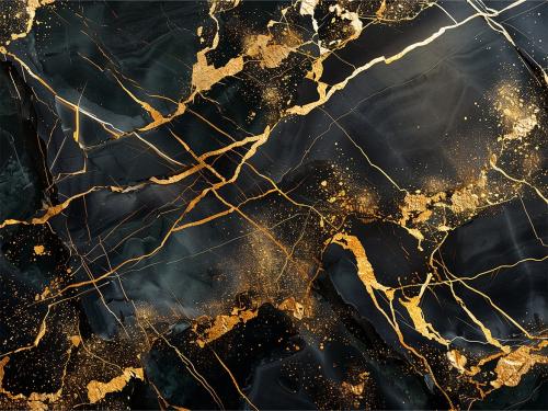 10 Black &amp; Golden Marble Background Texture