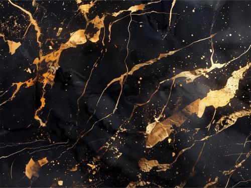 10 Black &amp; Golden Marble Background Texture