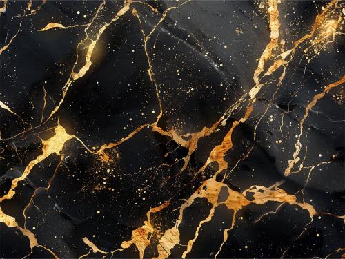 10 Black &amp; Golden Marble Background Texture