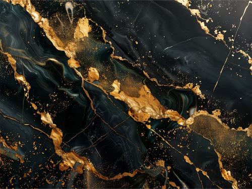 10 Black &amp; Golden Marble Background Texture