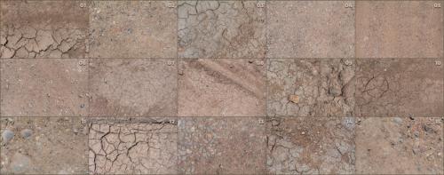 15 Dry Soil Textures