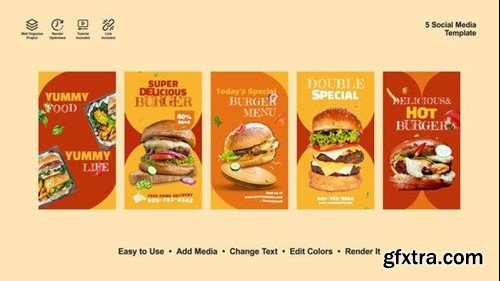 Videohive Burger Instagram Stories 53394638 Videohive Burger Instagram Stories 53394638