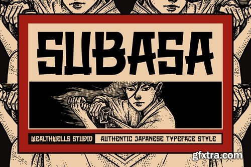 Subasa Modern Japanese Style Font KH39JYD Subasa Modern Japanese Style Font KH39JYD