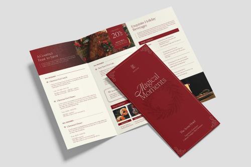 Christmas Trifold Brochure Template