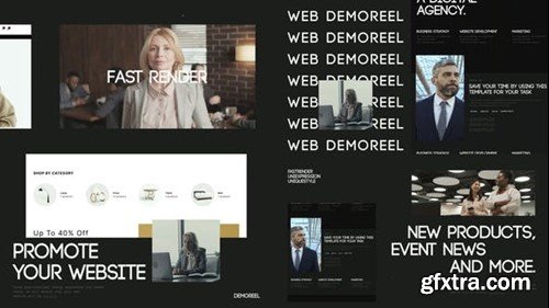 Videohive Minimalistic Website Promo 53409213 Videohive Minimalistic Website Promo 53409213