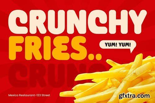 Baked - Heavy Food Font TWQ4GMJ Baked - Heavy Food Font TWQ4GMJ