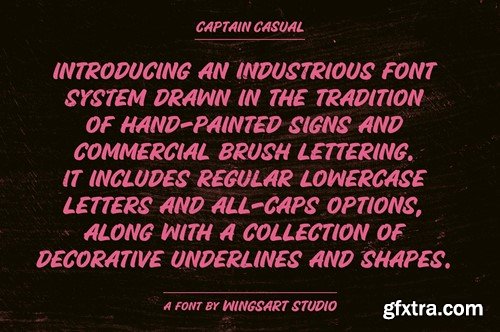 Captain Casual - A Sign Painter Font GNN9N9Y Captain Casual - A Sign Painter Font GNN9N9Y