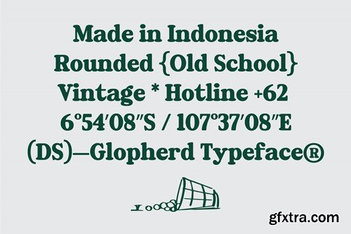 Golpherd – Classic Bold Display Font PN7BSZK Golpherd – Classic Bold Display Font PN7BSZK
