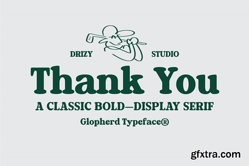 Golpherd – Classic Bold Display Font PN7BSZK Golpherd – Classic Bold Display Font PN7BSZK