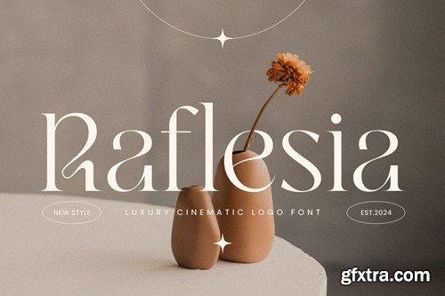 Raflesia - Luxury Cinematic Logo Font CFU5HUR Raflesia - Luxury Cinematic Logo Font CFU5HUR