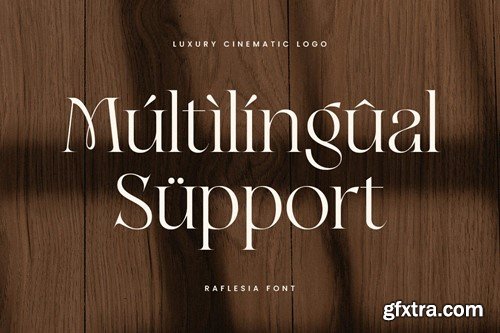 Raflesia - Luxury Cinematic Logo Font CFU5HUR Raflesia - Luxury Cinematic Logo Font CFU5HUR