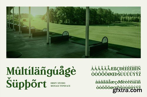 Monagi – Retro Golf Serif Font UCFAETN Monagi – Retro Golf Serif Font UCFAETN