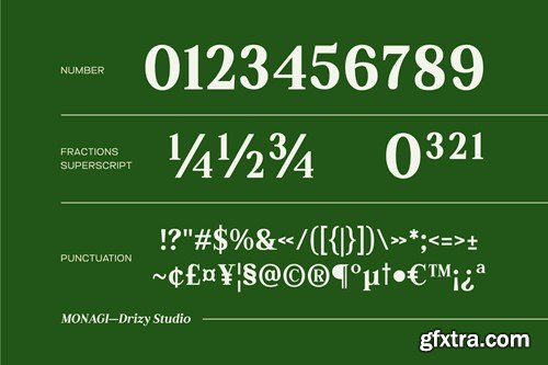 Monagi – Retro Golf Serif Font UCFAETN Monagi – Retro Golf Serif Font UCFAETN
