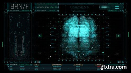 Videohive HUD Medical Brain 2 53384890 Videohive HUD Medical Brain 2 53384890