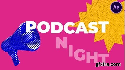 Videohive Halftone Intro For Podcast Show 53430847 Videohive Halftone Intro For Podcast Show 53430847