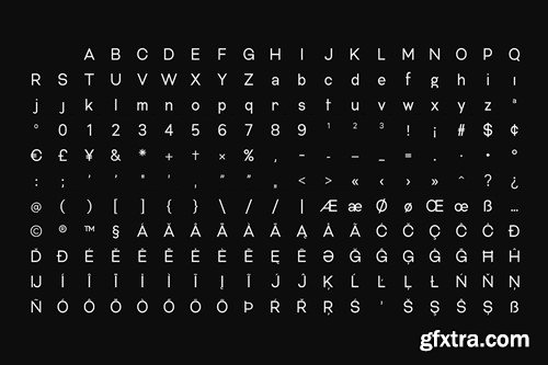 Remark Nue - Sans-serif Font Family MECU76L