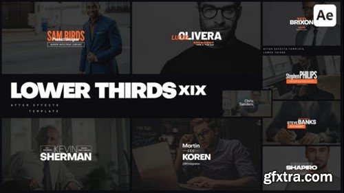 Videohive Lower Thirds XIX 53407512 Videohive Lower Thirds XIX 53407512