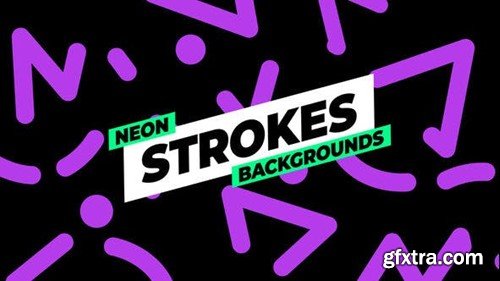 Videohive Neon Strokes Backgrounds 53462049 Videohive Neon Strokes Backgrounds 53462049