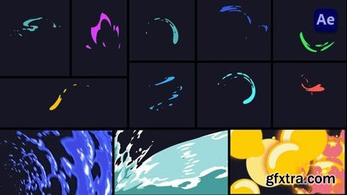 Videohive Liquid FX Motion Elements [After Effects] 53434525