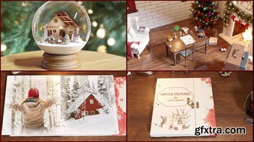 Videohive Christmas Memories Photo Album 48975472 Videohive Christmas Memories Photo Album 48975472