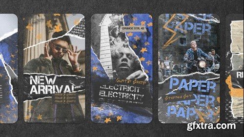 Videohive Grunge Paper Stories 53442110 Videohive Grunge Paper Stories 53442110