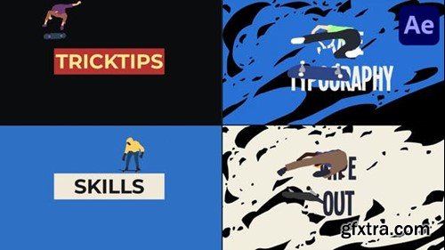 Videohive Skateboarding Typography Scenes for After Effects 53435837 Videohive Skateboarding Typography Scenes for After Effects 53435837