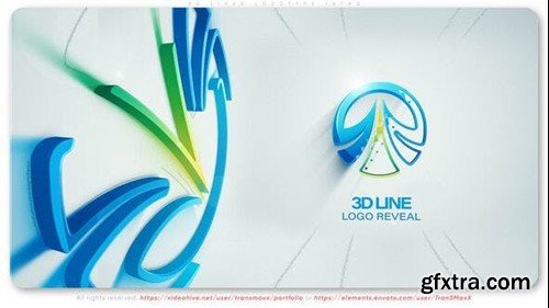 Videohive 3D Lines Logotype Intro 53450107 Videohive 3D Lines Logotype Intro 53450107