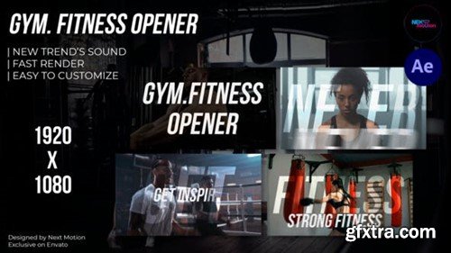 Videohive Gym Fitness Opener 53448040 Videohive Gym Fitness Opener 53448040
