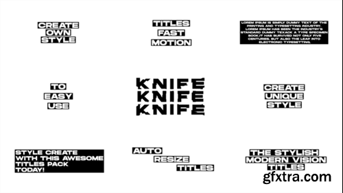 Videohive Modern Titles 53478454 Videohive Modern Titles 53478454