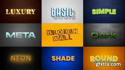 Videohive Text Effects 3D 53478344 Videohive Text Effects 3D 53478344