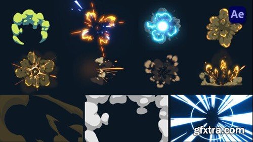 Videohive Explosion FX Motion Elements [After Effects] 53508404