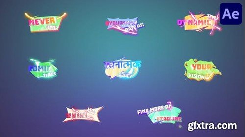Videohive Comic Titles for After Effects 53503662 Videohive Comic Titles for After Effects 53503662