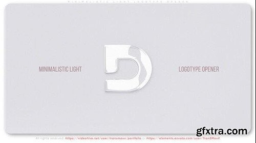 Videohive Minimalistic Light Logotype Opener 53506416 Videohive Minimalistic Light Logotype Opener 53506416