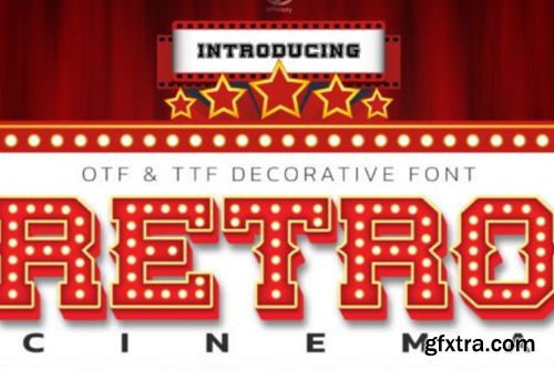 Retro Cinema Font Retro Cinema Font