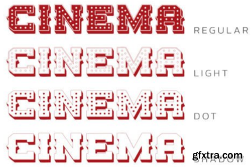 Retro Cinema Font Retro Cinema Font
