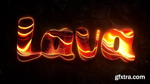 Videohive Melting Lava Logo 53528256 Videohive Melting Lava Logo 53528256