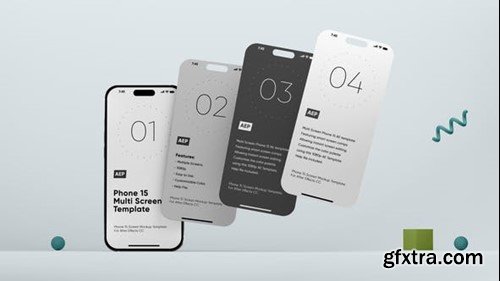 Videohive Phone 15 Multi Screen Mockup Template 53424884 Videohive Phone 15 Multi Screen Mockup Template 53424884