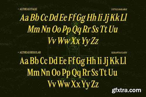 Altheas - Regular and Italic Retro 90s Serif Font LZQJG8F Altheas - Regular and Italic Retro 90s Serif Font LZQJG8F