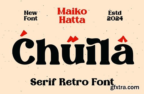 Chuila - Serif Retro Font 4WDHC9L Chuila - Serif Retro Font 4WDHC9L