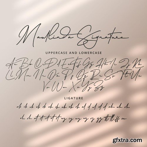 Maullinda Signature - Sophisticated Signature Font UX5LXGX