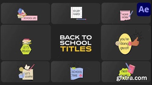 Videohive School Time Titles for After Effects 53628815 Videohive School Time Titles for After Effects 53628815