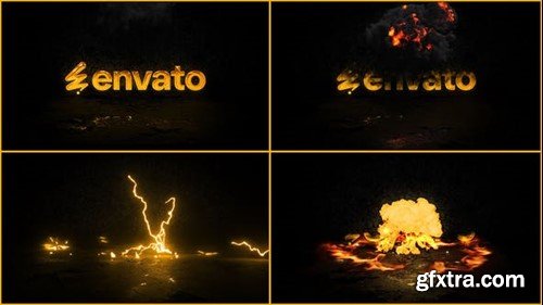Videohive Lightning Fire Logo Animation 53641046 Videohive Lightning Fire Logo Animation 53641046